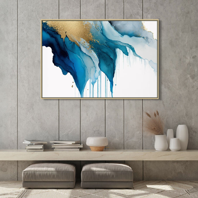 Handmade canvas Painting for Living Room : oceanic-elegance