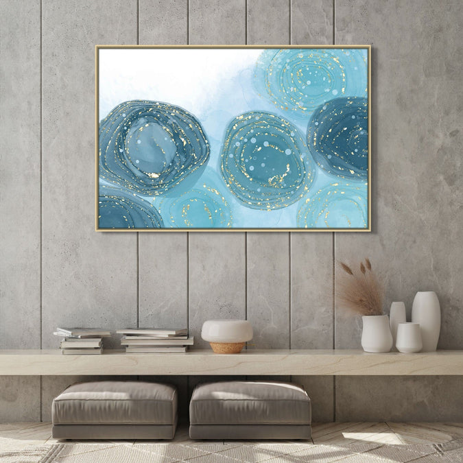 Handmade canvas Painting for Living Room : oceanic-harmony