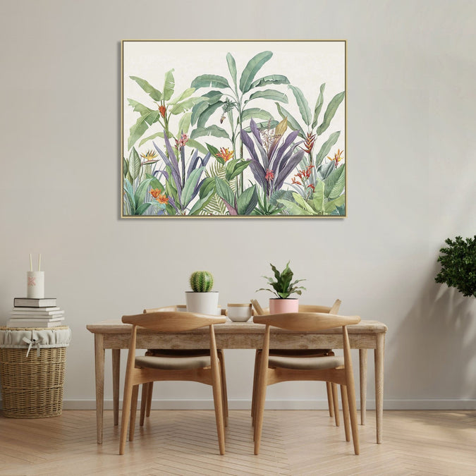 Handmade canvas Painting for Living Room : pichwai-foliage