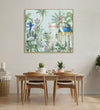 Handmade canvas Painting for Living Room : pichwai-garden