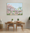 Handmade canvas Painting for Living Room : pichwai-palace-edge