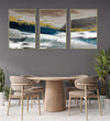 Handmade canvas Painting for Living Room : seashore-abstracts