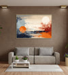 Handmade canvas Painting for Living Room : sunset-and-sunrise