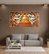 Handmade canvas Painting for Living Room : thangka-buddha-1