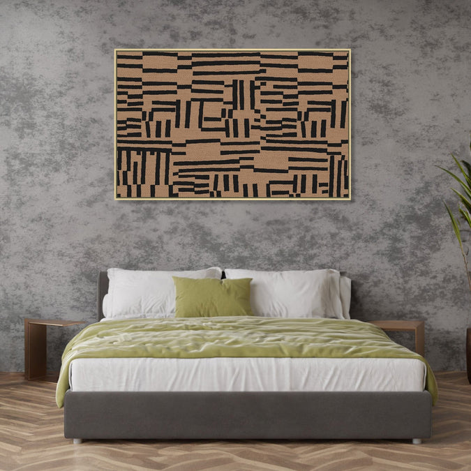 Handmade canvas Painting for Living Room : the-antlines