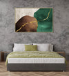 Handmade canvas Painting for Living Room : the-golden-thread