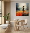 Handmade canvas Painting for Living Room : walk-for-colours