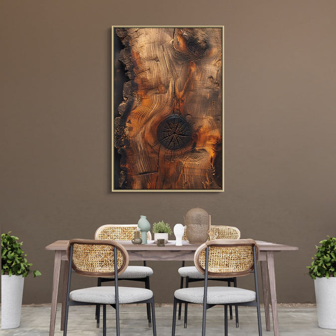 Handmade canvas Painting for Living Room : wooden-whispers