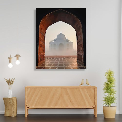 Archway to Taj Mahal