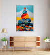 Large Painting for Living Room  : alpine-chromatic-reverie