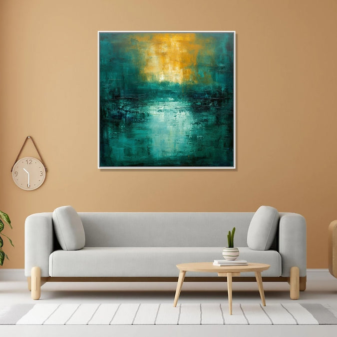 Large Painting for Living Room  : aqua-illumination