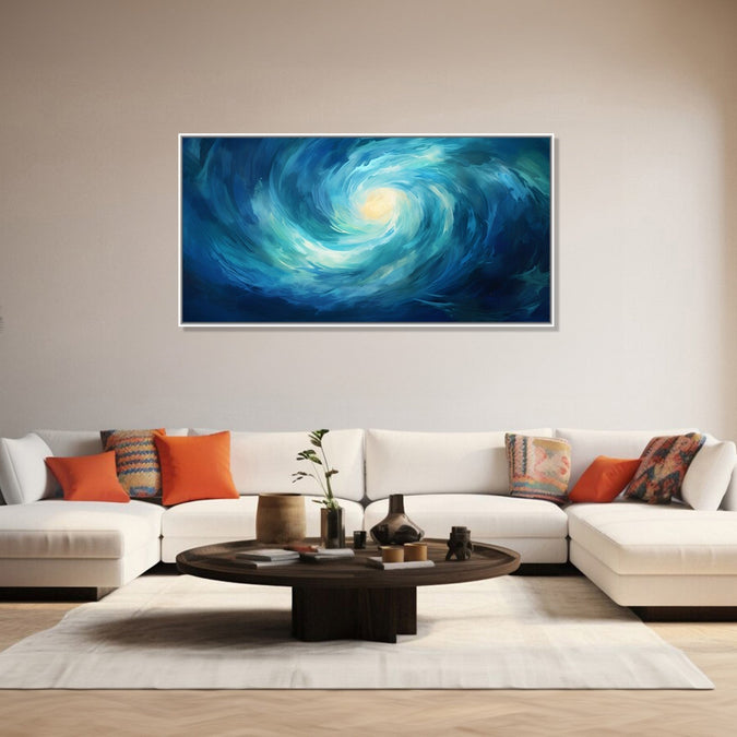 Large Painting for Living Room  : azure-whirlpool