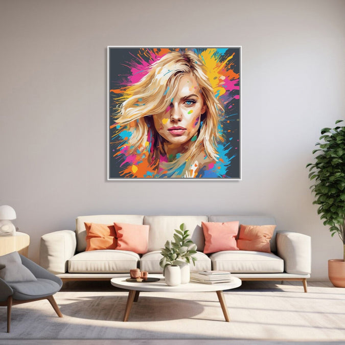 Large Painting for Living Room  : blonde-beauty