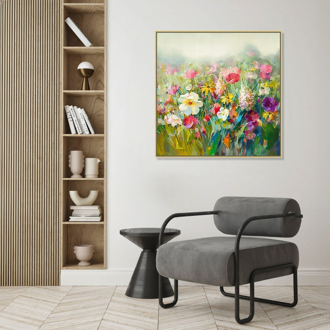 Large Painting for Living Room  : blooming-symphony-1