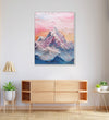 Large Painting for Living Room  : blushing-peaks