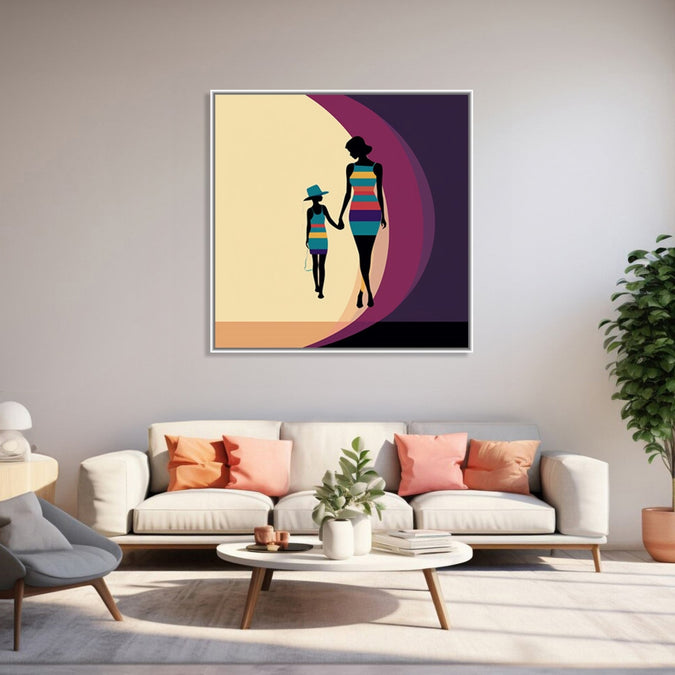 Large Painting for Living Room  : bond-of-love