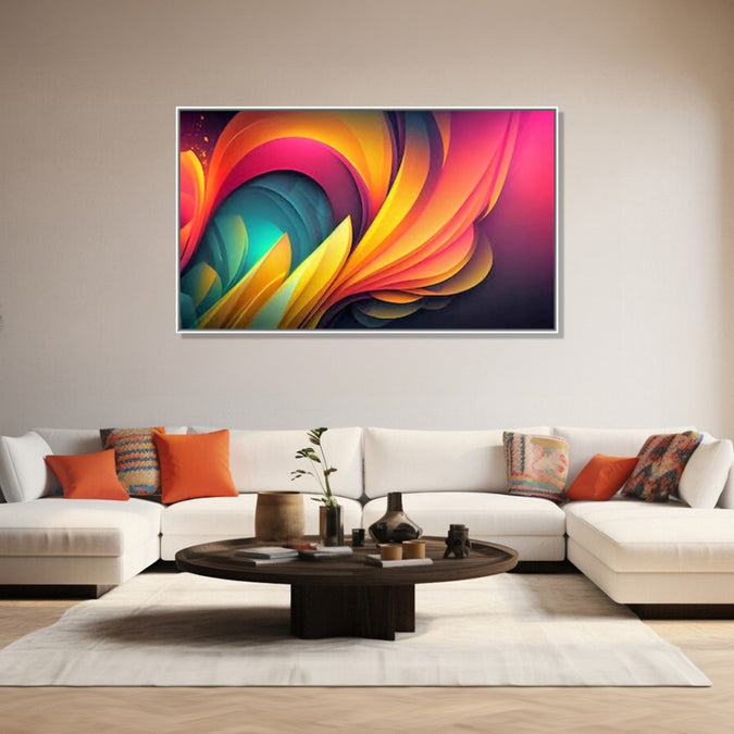 Large Painting for Living Room  : chromatic-rhapsody