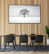 Painting for Bedroom: Monochrome with a dry tree in the middle of the frame