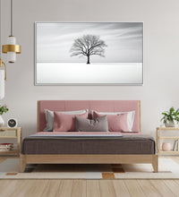 Painting for Drawing Room: Monochrome with a dry tree in the middle of the frame