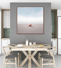 Painting for Home:A pink seashell on a beach