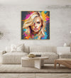 Painting for Bed Room : blonde-beauty