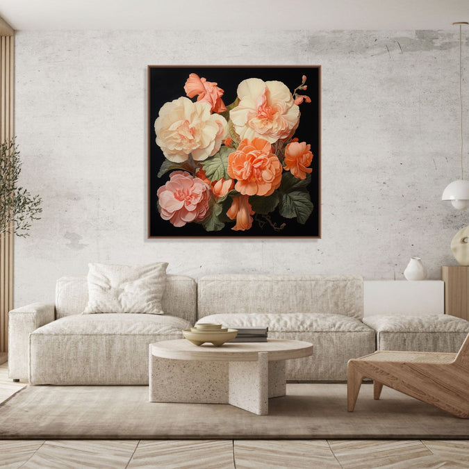 Painting for Bed Room : blooming-contrasts