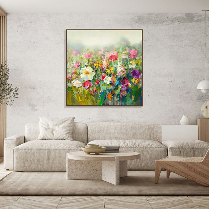 Painting for Bed Room : blooming-symphony-1