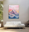 Painting for Bed Room : blushing-peaks