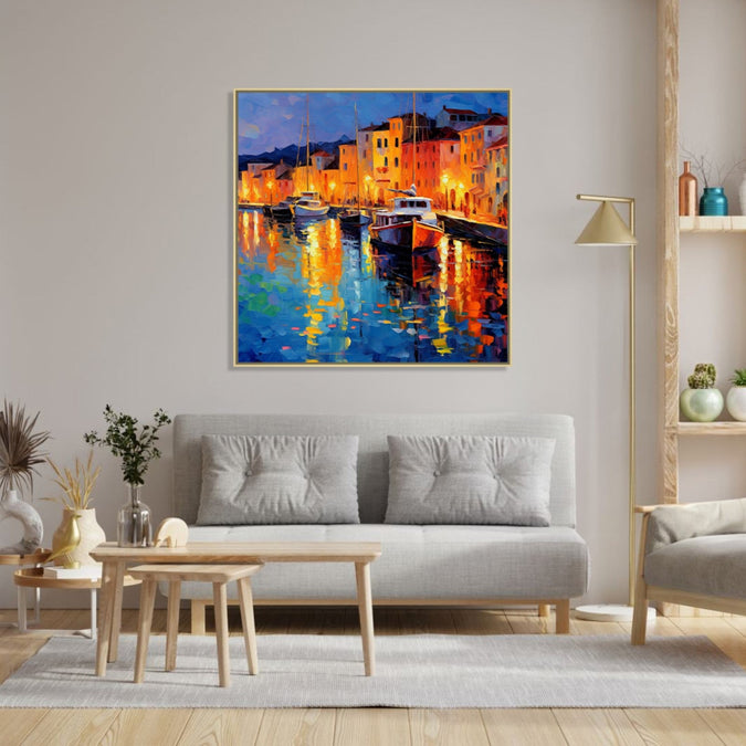 Painting for Bed Room : canal-serenity