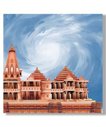 Painting for Drawing Room : ram-mandir-spiral