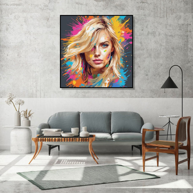 Painting for Home : blonde-beauty