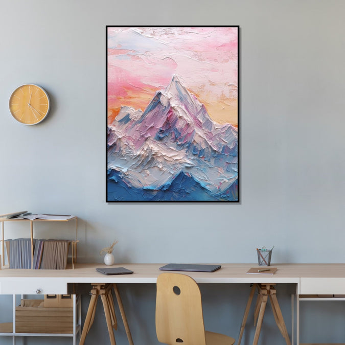 Painting for Home : blushing-peaks