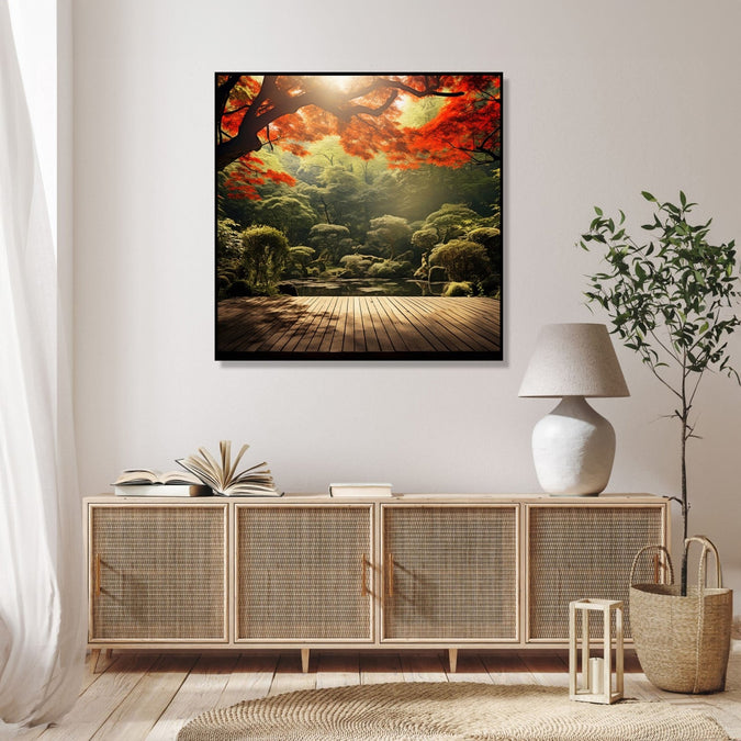 Painting for Home : crimson-canopy