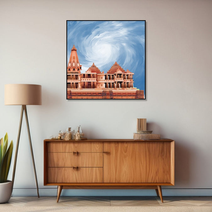 Painting for Home : ram-mandir-spiral