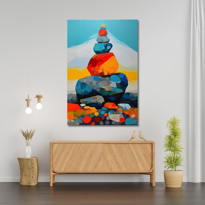 Painting for Living Room : alpine-chromatic-reverie