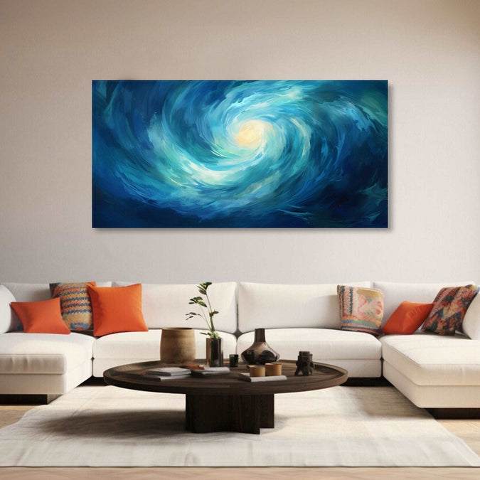 Painting for Living Room : azure-whirlpool