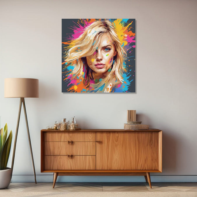 Painting for Living Room : blonde-beauty