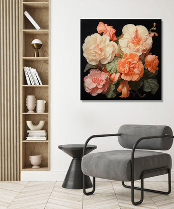 Painting for Living Room : blooming-contrasts