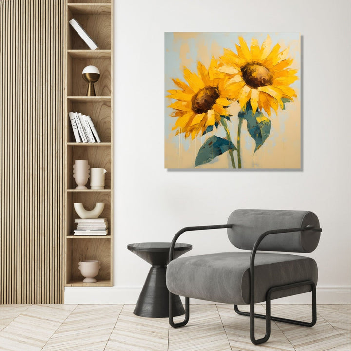 Painting for Living Room : blooming-radiance