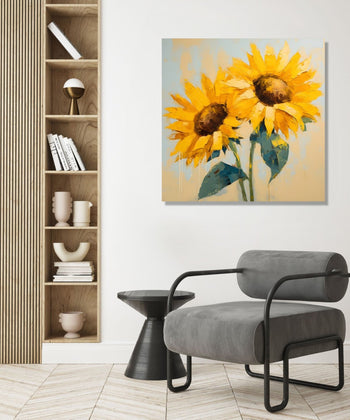 Painting for Living Room : blooming-radiance