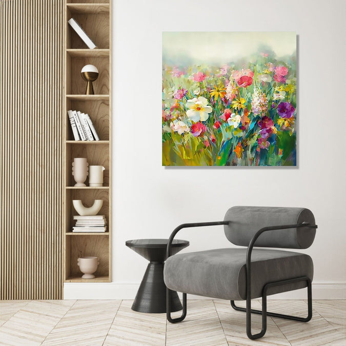 Painting for Living Room : blooming-symphony-1