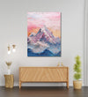 Painting for Living Room : blushing-peaks