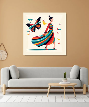 Painting for Living Room : butterfly-dreams