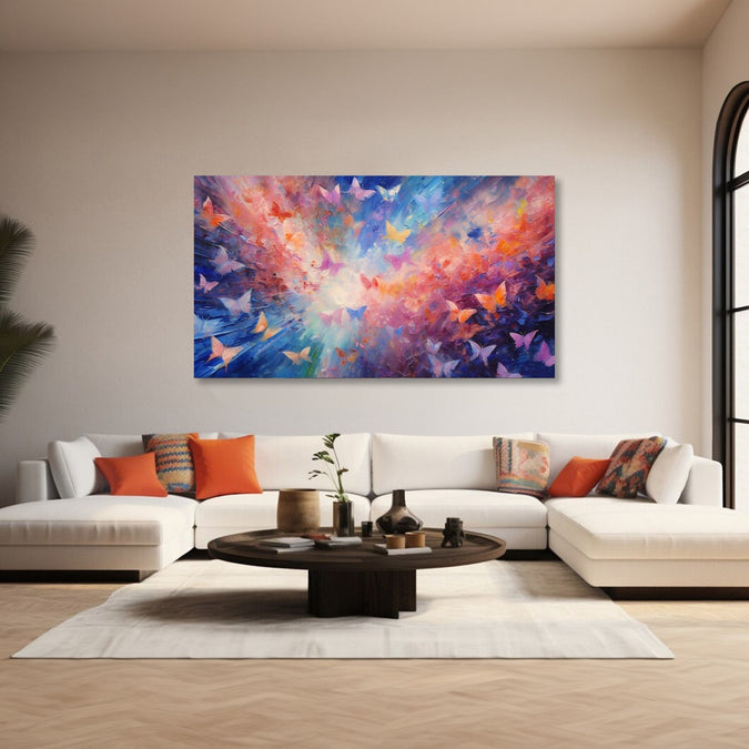 Painting for Living Room : butterfly-dreamscape