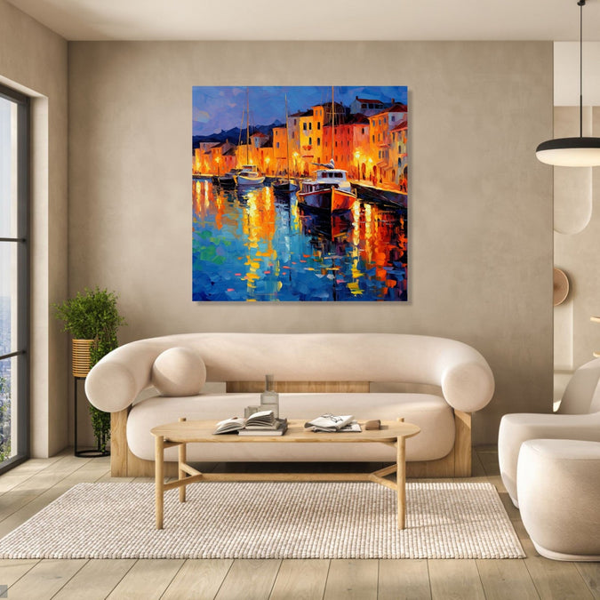 Painting for Living Room : canal-serenity