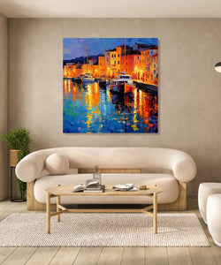 Painting for Living Room : canal-serenity