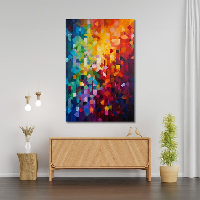 Painting for Living Room : chaos-in-chroma