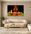 Painting for Living Room : ram-mandir-shiv-inscription-horizontal