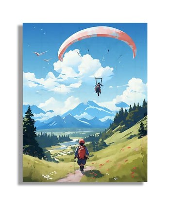 Paragliding, trekking 