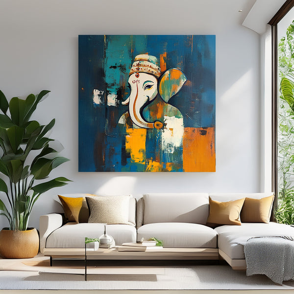 Modern Ganesha Art & Ganapati Wall Paintings | Craftico